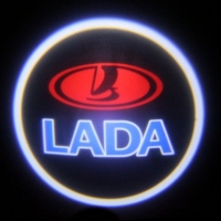 Беспроводная подсветка дверей с логотипом Lada 5W