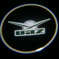 подсветка дверей с логотипом uaz 5w mini подсветка дверей mini 5w (врезная)