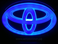 4d светящийся логотип toyota 13*8,9 см 4d логотипы