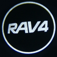 Беспроводная подсветка дверей с логотипом toyota rav4
