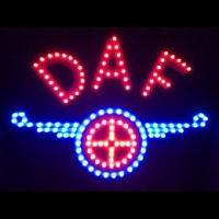 Светящийся логотип DAF