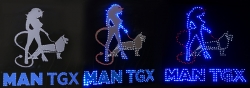светящийся логотип для грузовика man tgx логотипы ман