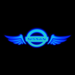 проектор заднего бампера nissan проекция логотипа на бампер