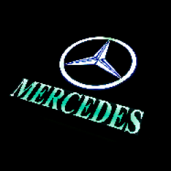 табличка светящаяся в спальник mercedes логотип мерседес