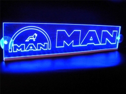 светящаяся табличка man 2d логотипы ман