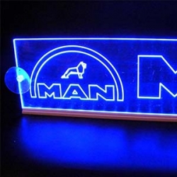 светящаяся табличка man 2d логотипы ман