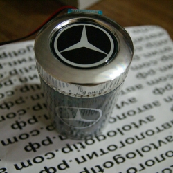 пепельница с подсветкой mercedes пепельница с логотипом автомобиля 2d