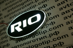 2d светящийся логотип kia rio 2d логотипы