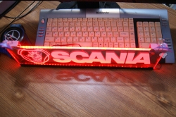 светящаяся табличка scania 2d логотипы скания