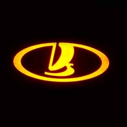 проектор заднего бампера lada проекция логотипа на бампер