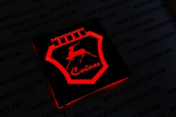 светящийся логотип газ соболь логотип газ