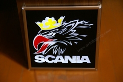 светящийся логотип scania логотипы скания