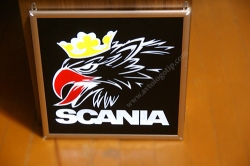 светящийся логотип scania логотипы скания