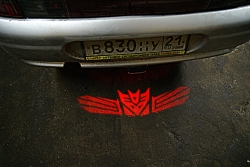 проектор заднего бампера autobot проекция логотипа на бампер
