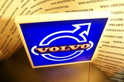 табличка светящаяся в спальник volvo логотип вольво