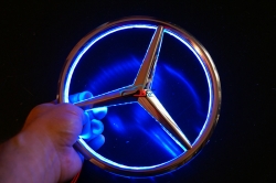 подсветка логотипа mercedes sprinter логотип мерседес
