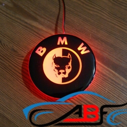 светящийся логотип bmw pitbull pitbull
