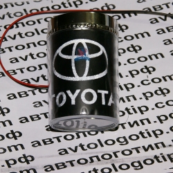 пепельница с подсветкой логотипа toyota пепельница с логотипом автомобиля 2d