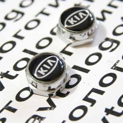 болты крепления госномера с логотипом kia болты номерного знака с логотипом