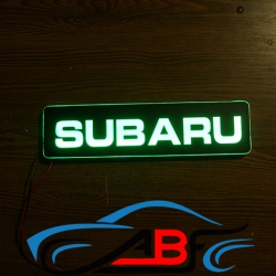светящийся логотип subaru, 20*5см 2d логотипы