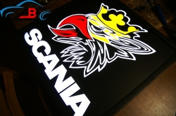 светящийся логотип scania логотипы скания