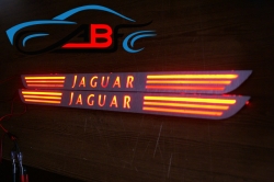 пороги с подсветкой jaguar xkr зеркальные накладки на пороги c подсветкой