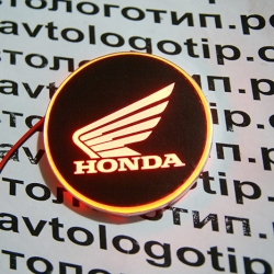 2d светящийся логотип honda на мотоцикл мотоциклы
