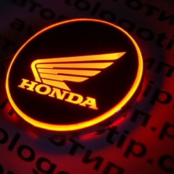 2d светящийся логотип honda на мотоцикл мотоциклы