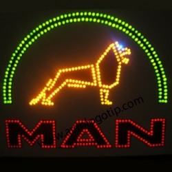 светящийся логотип для грузовика man логотипы ман