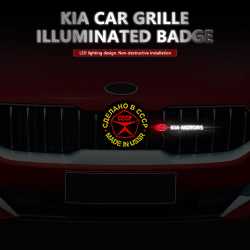 светящийся логотип kia на решетку радиатора светящийся логотип на решетку радиатора