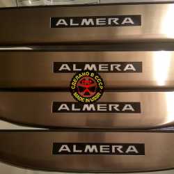 накладки на пороги с подсветкой nissan almera накладки на пороги c подсветкой