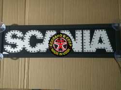 светодиодная табличка scania логотипы скания