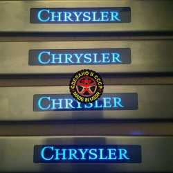 накладки на пороги с подсветкой chrysler chrysler