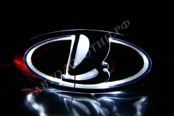 подсветка логотипа lada largus+логотип подсветка логотипа