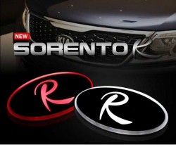 светящийся объёмный логотип kia new sorento r объёмные логотипы