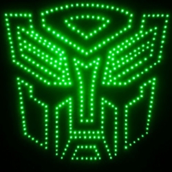 светящийся логотип для грузовика autobot логотип "символы"