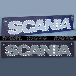 светодиодная табличка scania логотипы скания