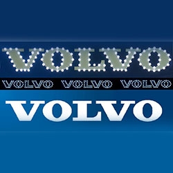 светодиодная табличка volvo логотип вольво