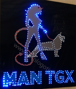 светящийся логотип для грузовика man tgx логотипы ман
