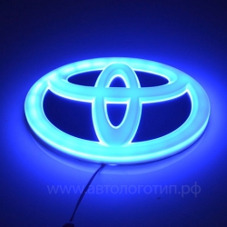 4d светящийся логотип toyota 14*10 см 4d логотипы