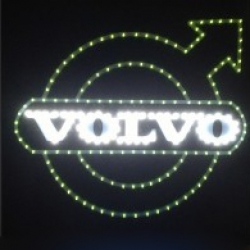 светящийся логотип для грузовика volvo логотип вольво