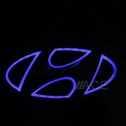 5d светящийся логотип hyundai 10,2*5,2см 5d логотипы