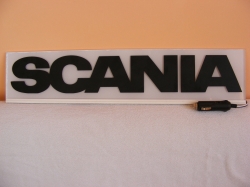 светящаяся неоновая табличка scania логотипы скания