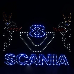 светящийся логотип для грузовика scania логотипы скания
