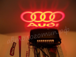 проектор заднего бампера audi проекция логотипа на бампер