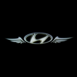 проектор заднего бампера hyundai проекция логотипа на бампер