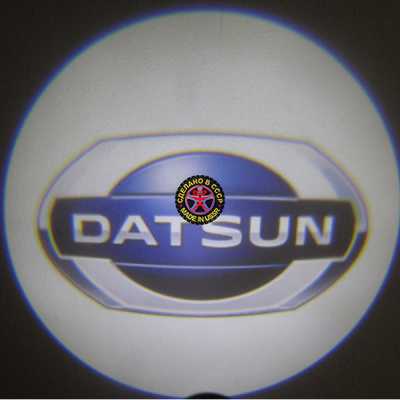 Беспроводная подсветка дверей с логотипом Datsun мужу,брату,любимому,подарок,купить,заказать,доставка,установка,тюнинг,проектор,логотип,подсветка,led,tuning,светодиодный,оплата,самовывоз,эмблема,logo,car,Москва,Спб,Екатеринбург,Краснодар,Нижний Новгород,Н