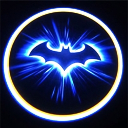 подсветка дверей с логотипом batman,беспроводная беспроводная подсветка 7w