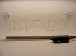 светящаяся табличка man 2d логотипы ман