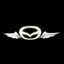 проектор заднего бампера mazda проекция логотипа на бампер